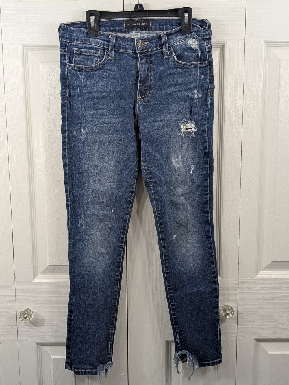Flying Monkey Distressed Skinny Jeans - Size 27